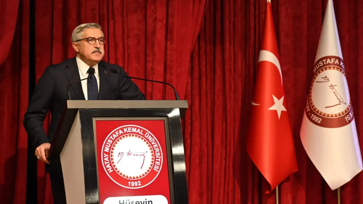 Hüseyin Yayman, Hatay'da terörsüz Türkiye sürecini anlattı.