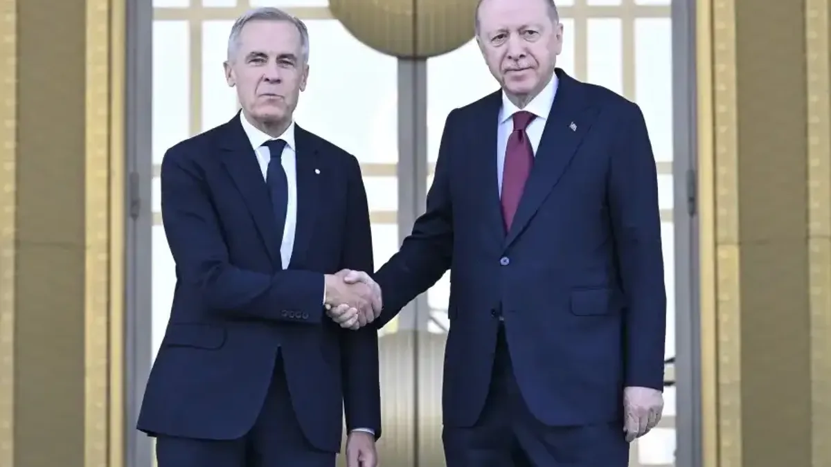 Cumhurbaşkanı Erdoğan ve Kanada Başbakanı Carney, resmi törenle karşılandı.