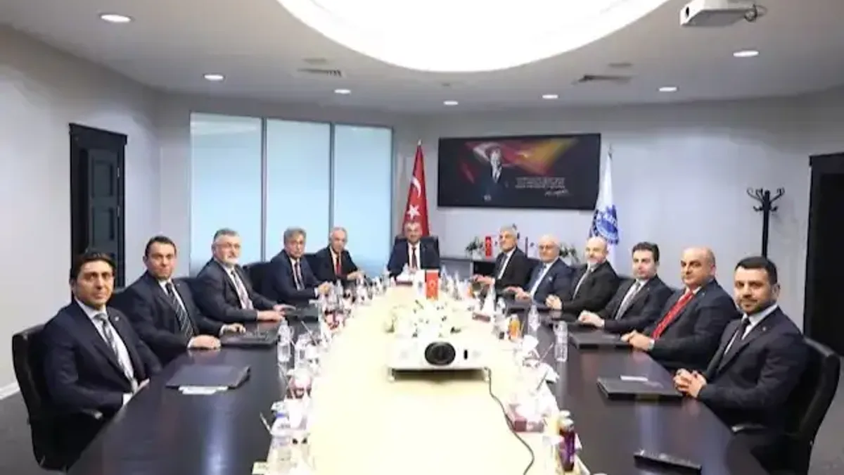Kayseri Sanayi Odası'nın yeni yönetim kurulu toplantısı