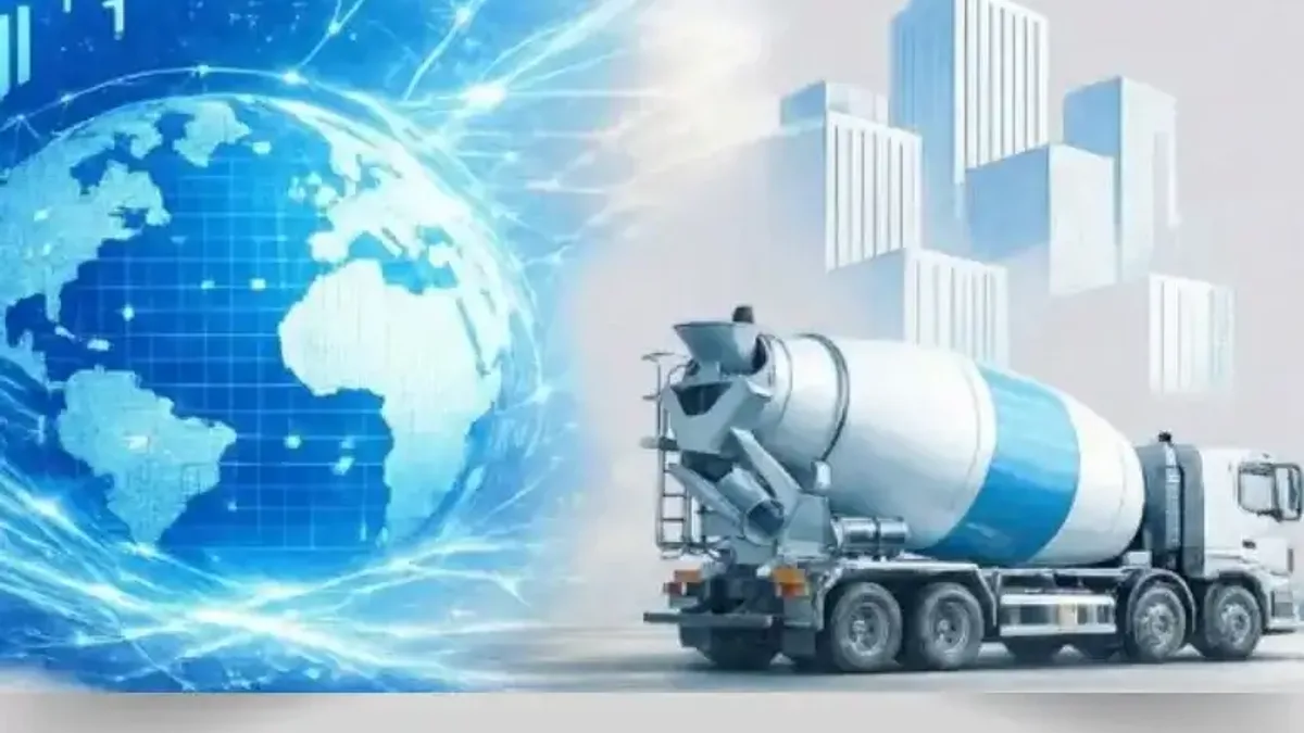 İnşaat sektöründe devam eden durgunluk ve hazır beton endeksindeki düşüşü gösteren grafik.
