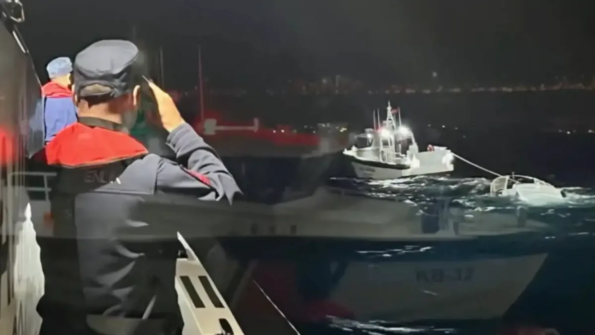 Ayvalık'ta batan tekneden kaybolan kişinin cansız bedeni çıkarıldı.