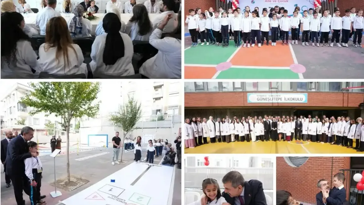Bakan Tekin, geleneksel oyun etkinliğinde öğrencilerle bir araya geldi.