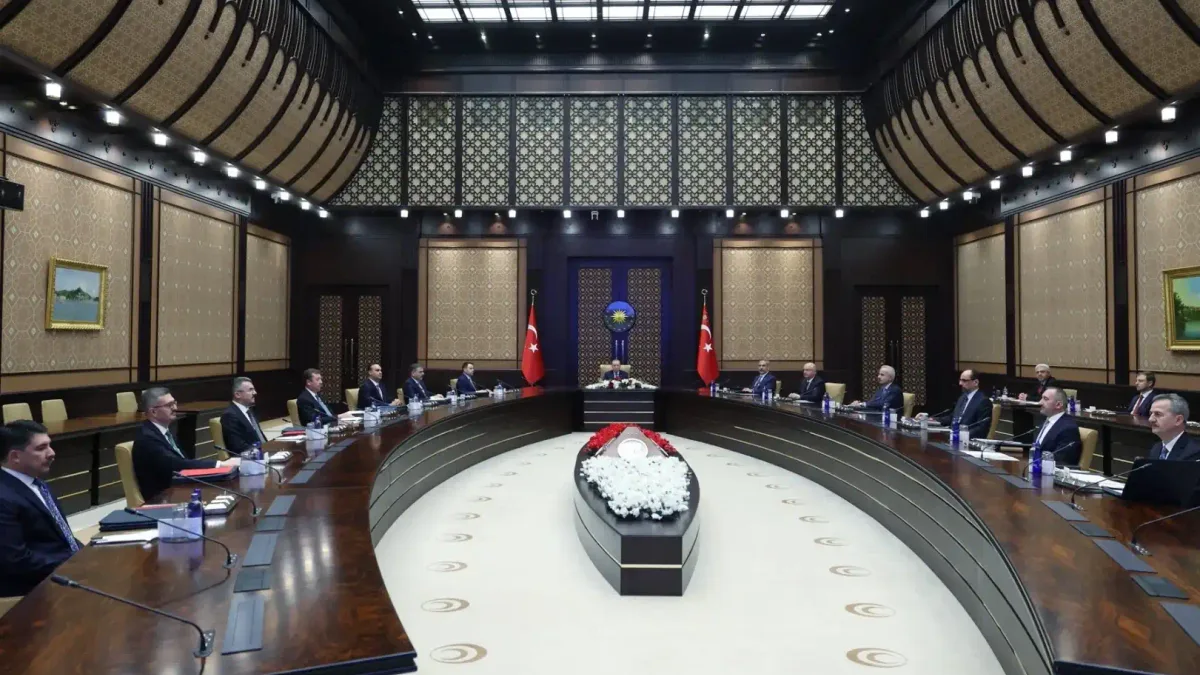 Siber Güvenlik Kurulu toplantısından bir görünüm.