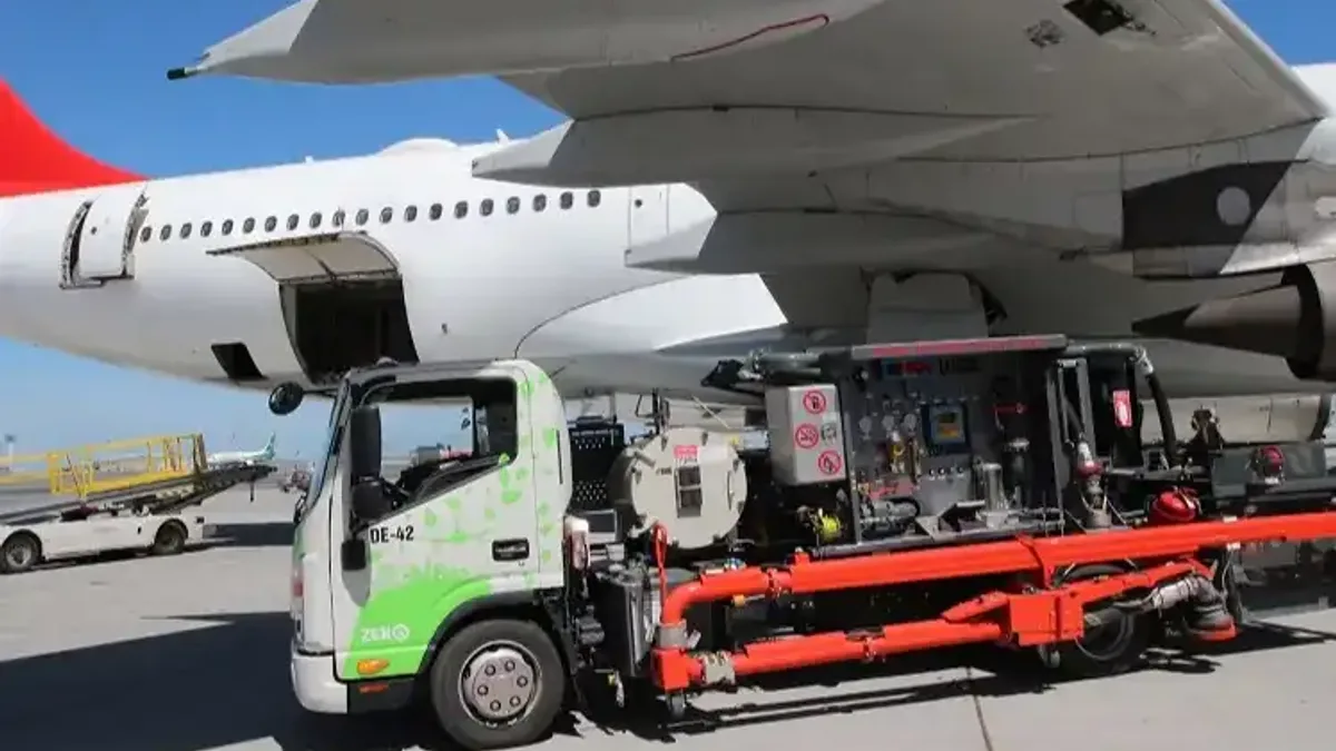 İstanbul Havalimanı'nda Getac tabletleri ile otomatik yakıt ikmal süreci.