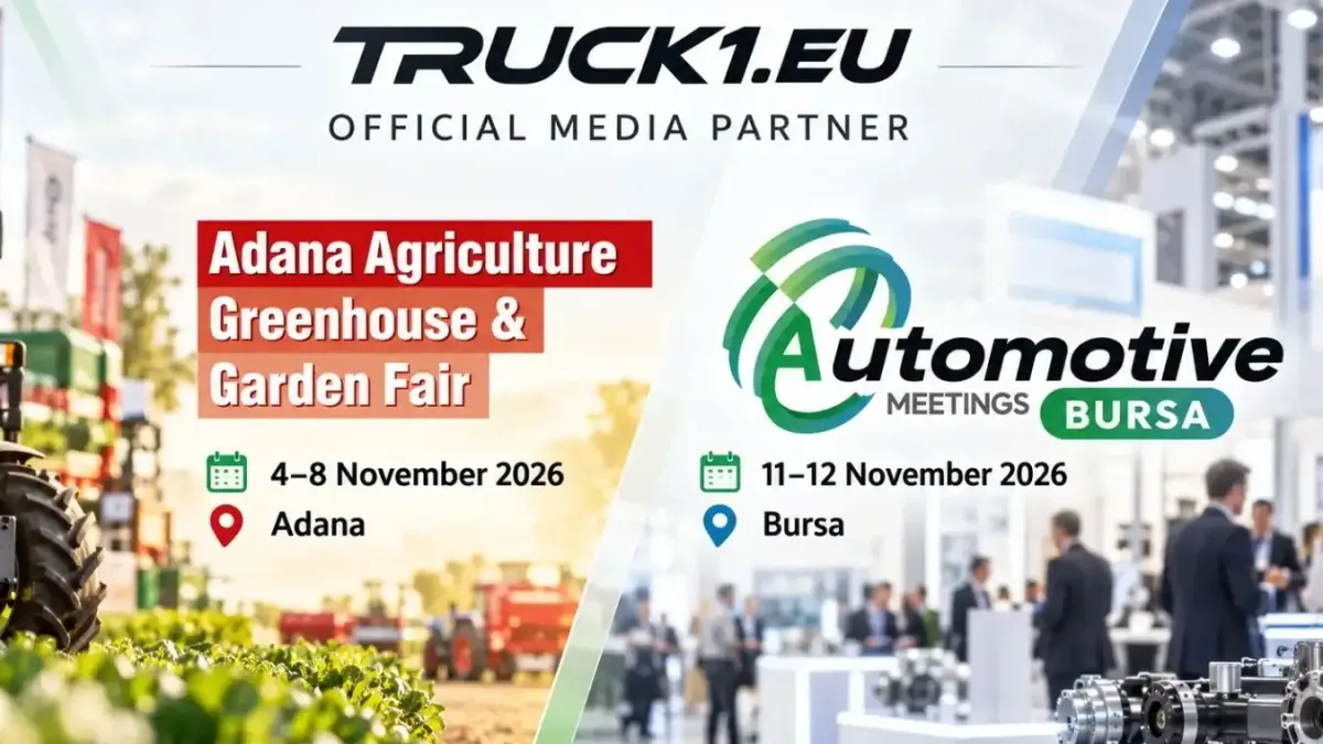 Truck1, Kasım ayında Adana ve Bursa'da düzenlenecek etkinliklerde yer alacak.