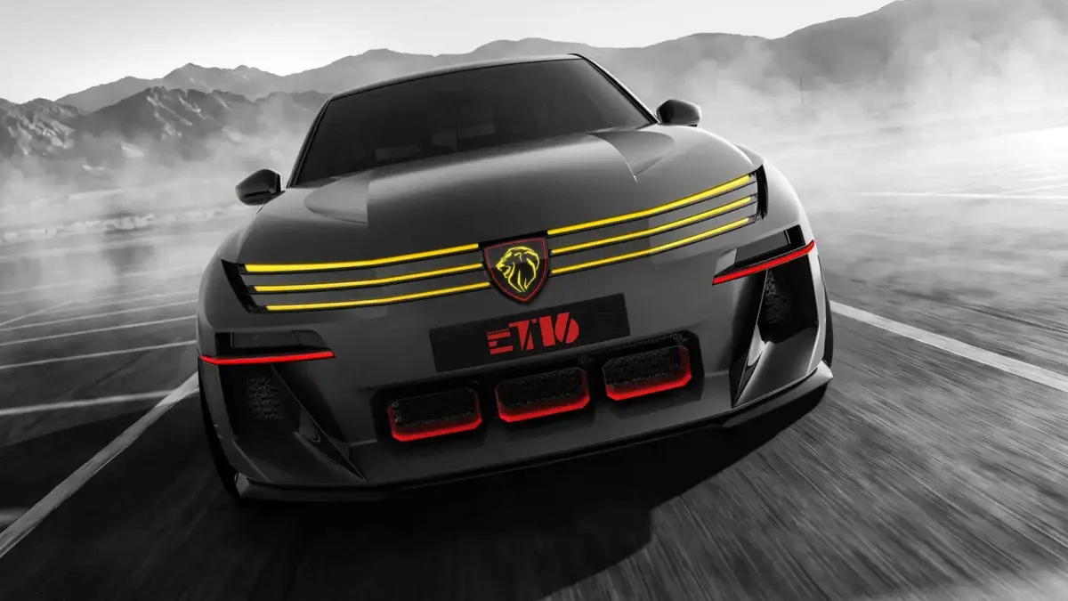PEUGEOT E-T16 Concept, elektrikli performans ve modern tasarım.