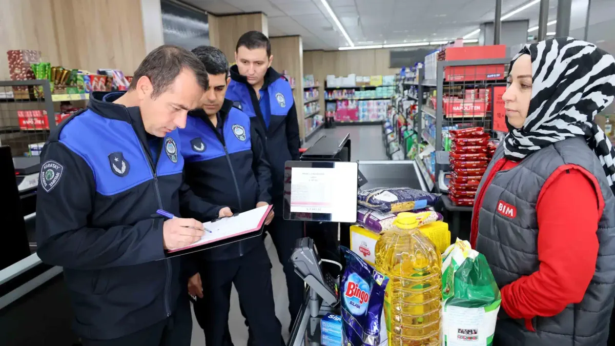 Karatay'da market ve okul kantinlerine sıkı denetim