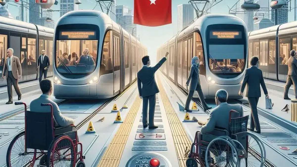 Dijital doğrulama ile engelli bireyler için tren yolculuğu kolaylaşıyor.