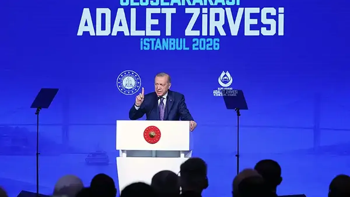 Erdoğan uluslararası zirvede adalet çağrısı yaptı