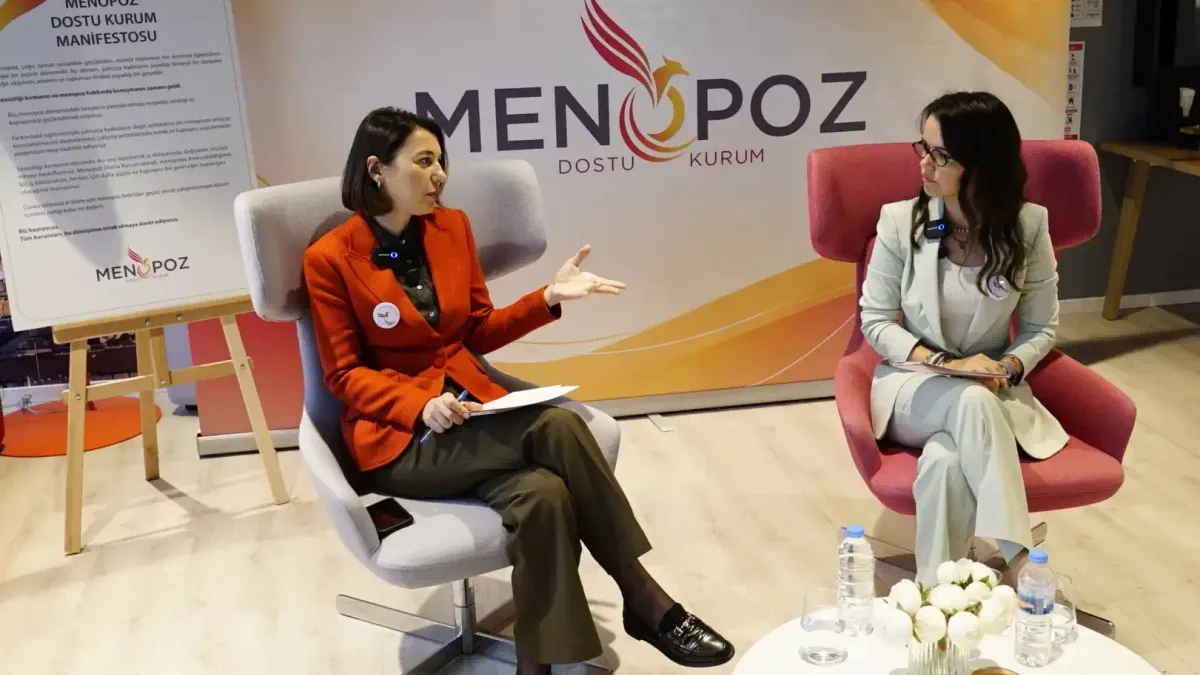Menopozun iş hayatına etkileri üzerine gerçekleştirilen söyleşi.
