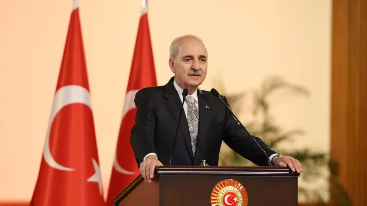 TBMM Başkanı Numan Kurtulmuş, Lüksemburg Temsilciler Meclisi Başkanı ile basın toplantısı düzenledi.