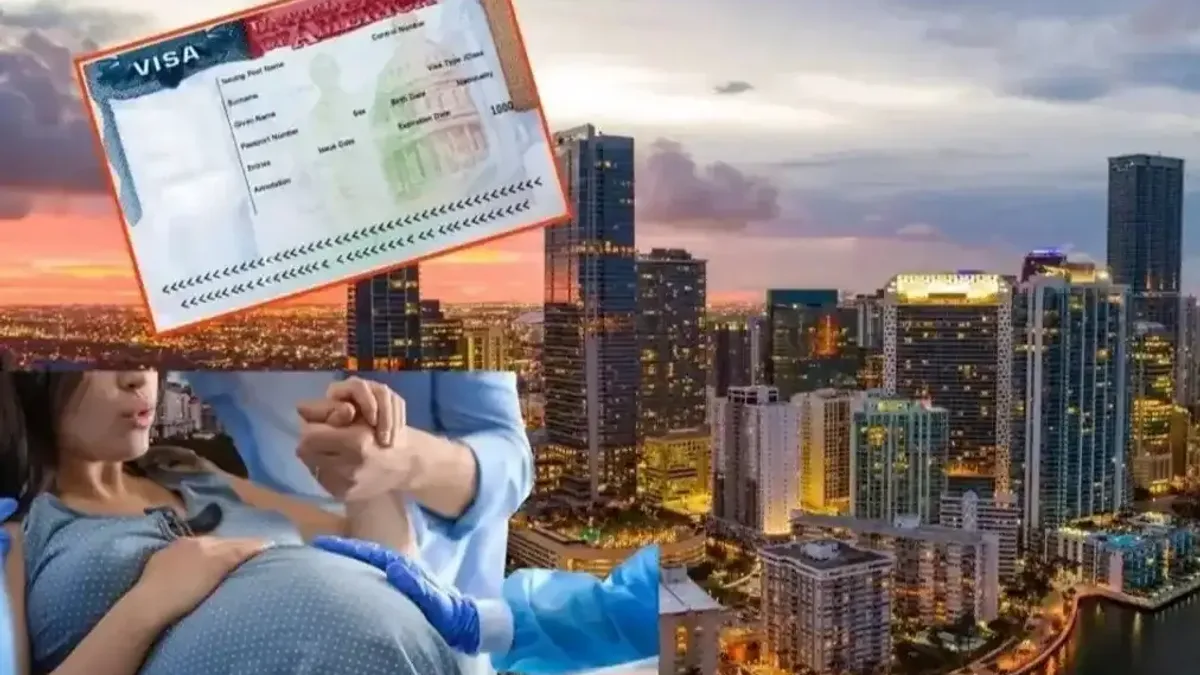 ABD'de doğum turizmi üzerine yapılan vize iptalleriyle ilgili bir grafik.