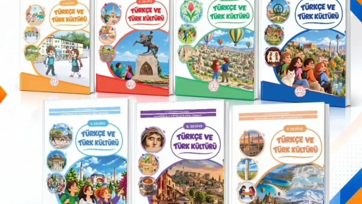 MEB'in yurt dışındaki öğrenciler için hazırladığı Türkçe ders kitapları.
