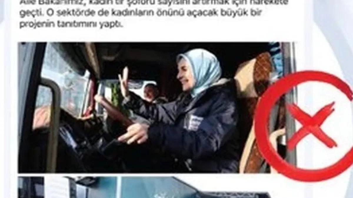 Bakanlıktan 'kadın TIR şoförlerine teşvik' iddialarına yalanlama
