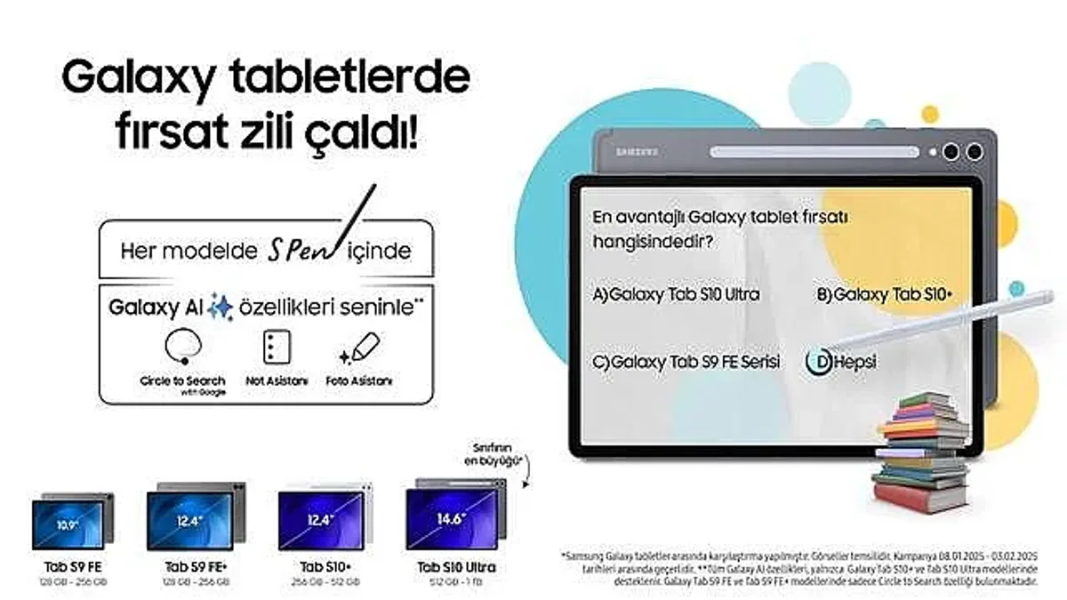 Samsung’dan sömestr tatiline özel indirim kampanyası