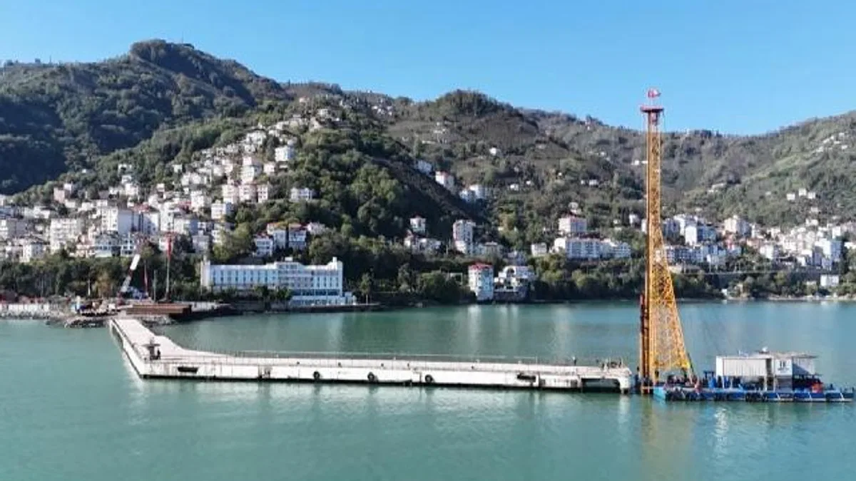 Ordu Altınordu rıhtımı uzatılıyor
