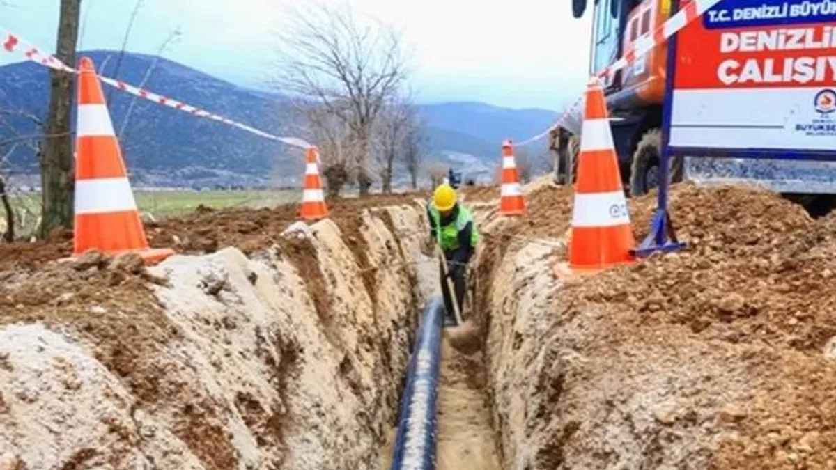 Denizli'de Yassıhöyük sağlıklı suya kavuşuyor
