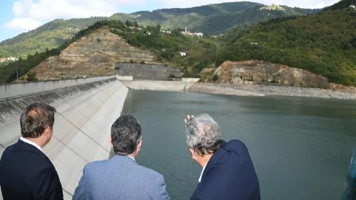 Trabzon’da su güvenliği için gölet atağı