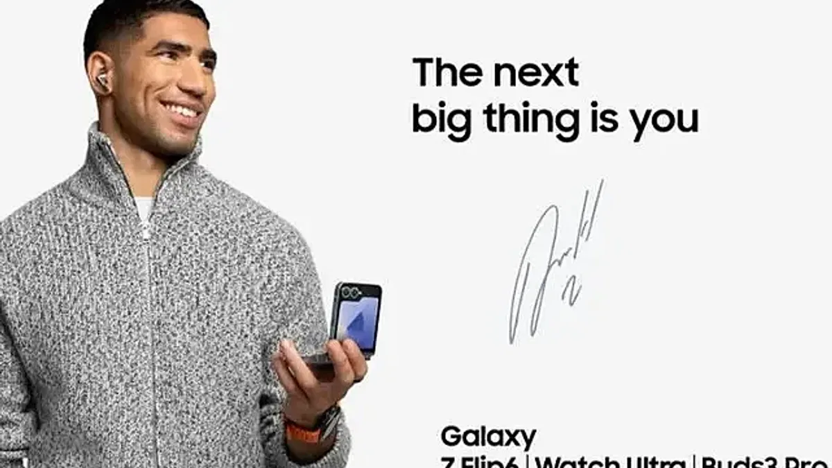 Ünlü Futbolcu Achraf Hakimi Samsung Galaxy'nin Yenı̇ Marka Elçı̇sı̇ Oldu