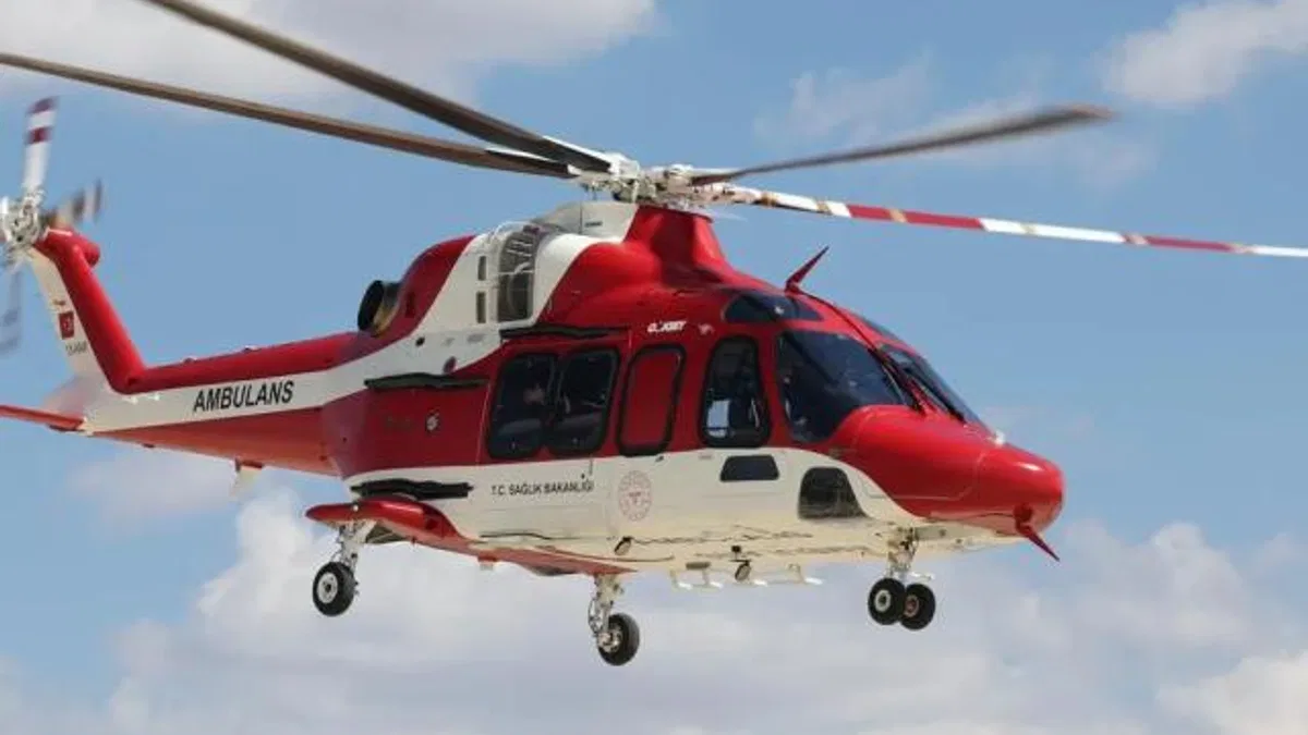 GÖKBEY hava ambulansı oluyor