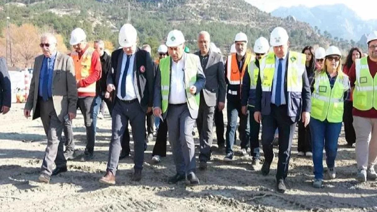 Güngör Geçer'den Adana Pozantı Atık Su Arıtma Tesisi’ne inceleme