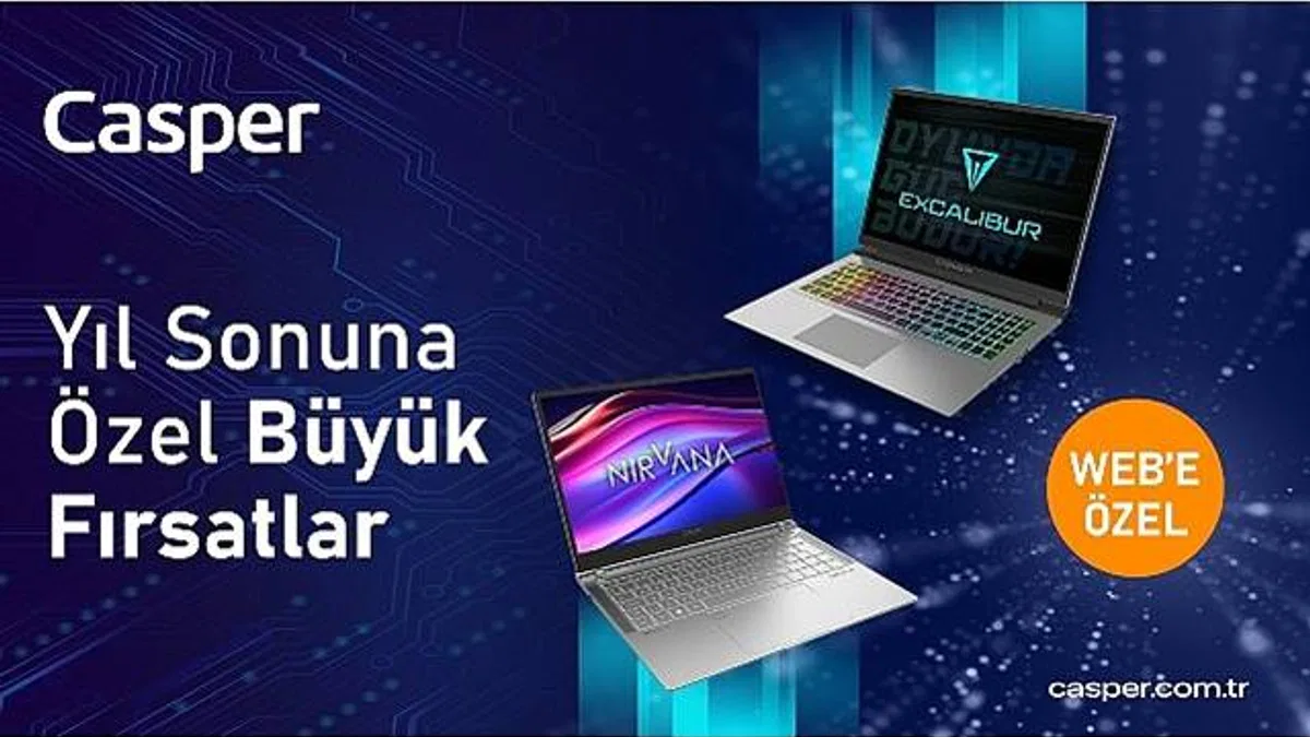 Casper Bilgisayardan Yıl Sonuna Özel Fırsatlar