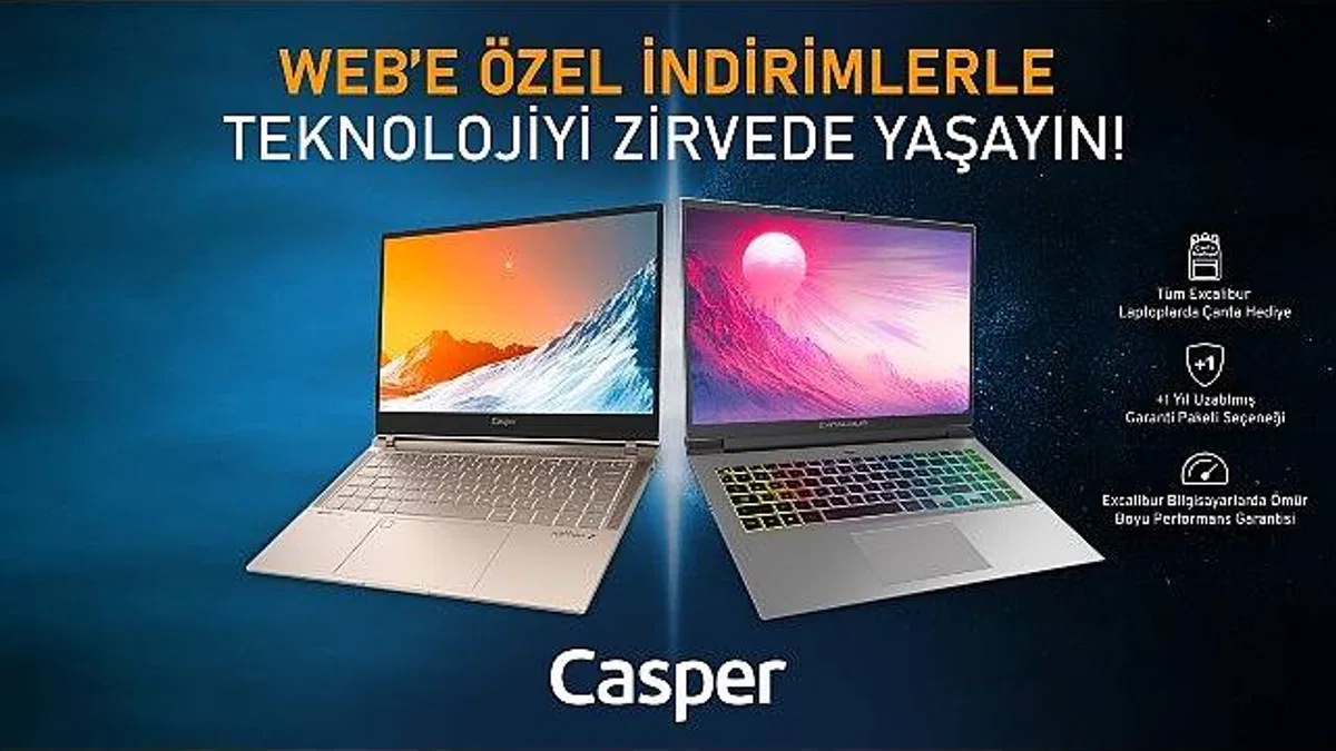 Casper'dan Web'e Özel Ayrıcalıklı Avantajlar
