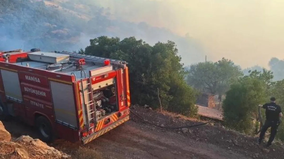 Manisa’nın ateş savaşçıları 2025'te 14 bin olaya müdahale etti
