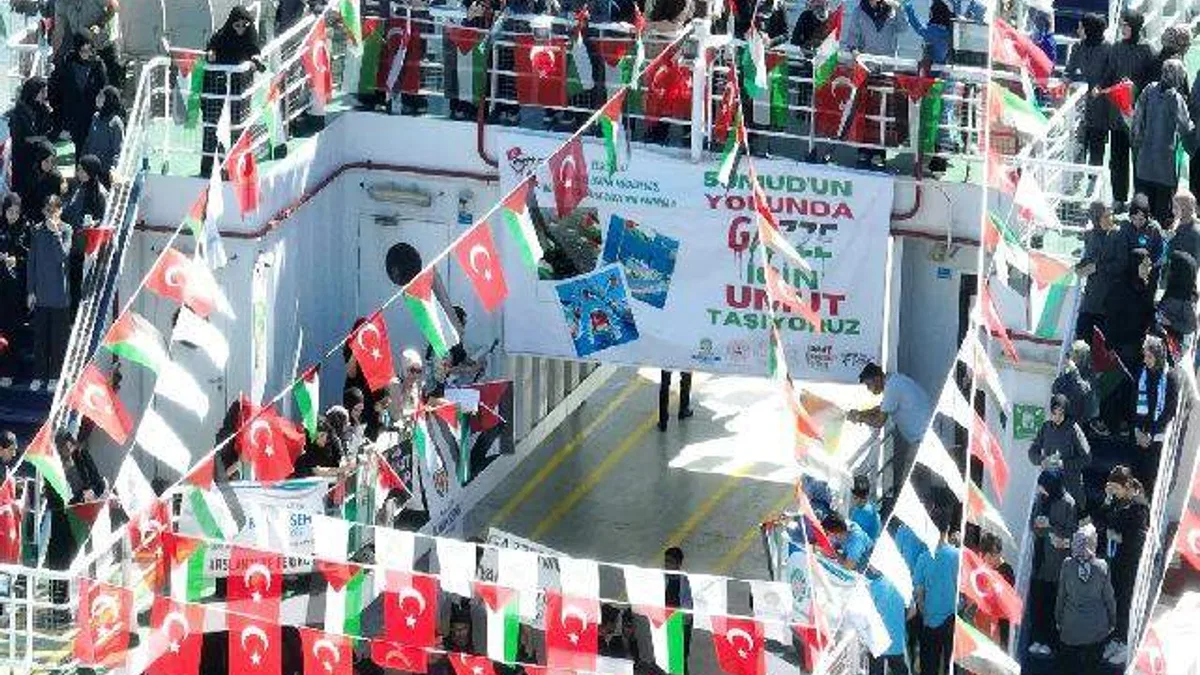 Malatya'dan Gazze'ye ve Sumud Filosu'na destek