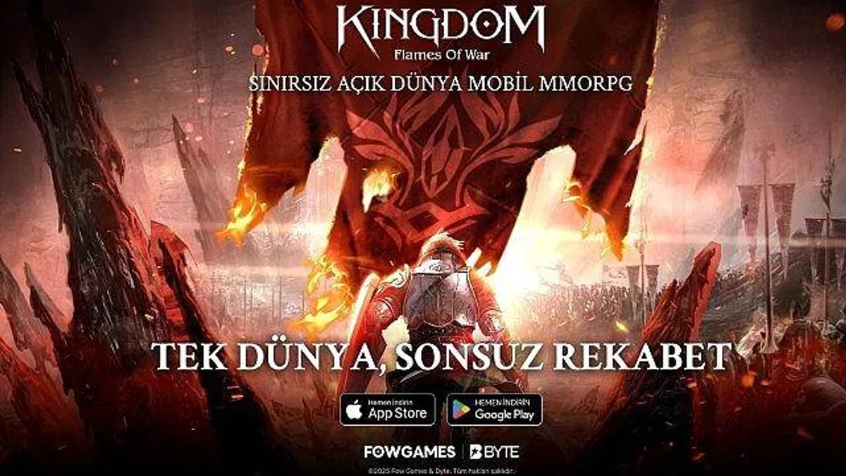 Kingdom: Flames of War ile Mobil'de Benzersiz MMORPG Deneyimi Başladı
