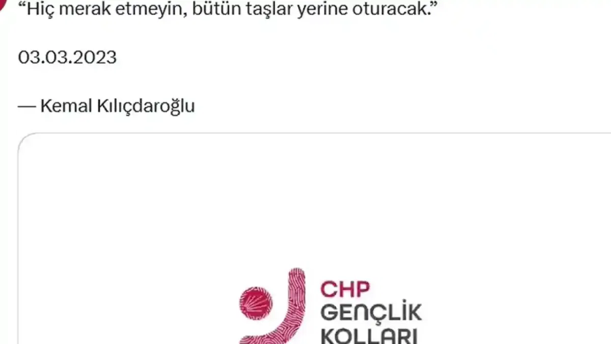 CHP Gençlik Kolları, YENİ Parti'nin ele geçirdiği X hesabını geri aldı!