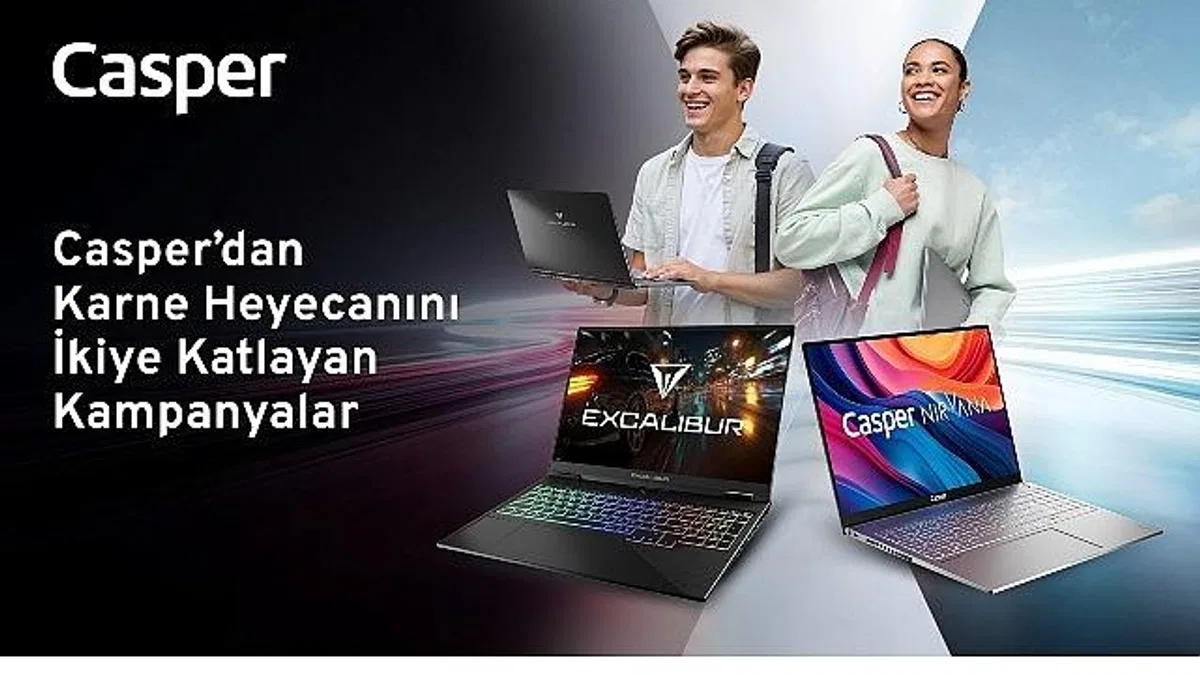 Karne coşkusu teknoloji ile buluştu Casper'dan karne heyecanını ikiye katlayan kampanyalar