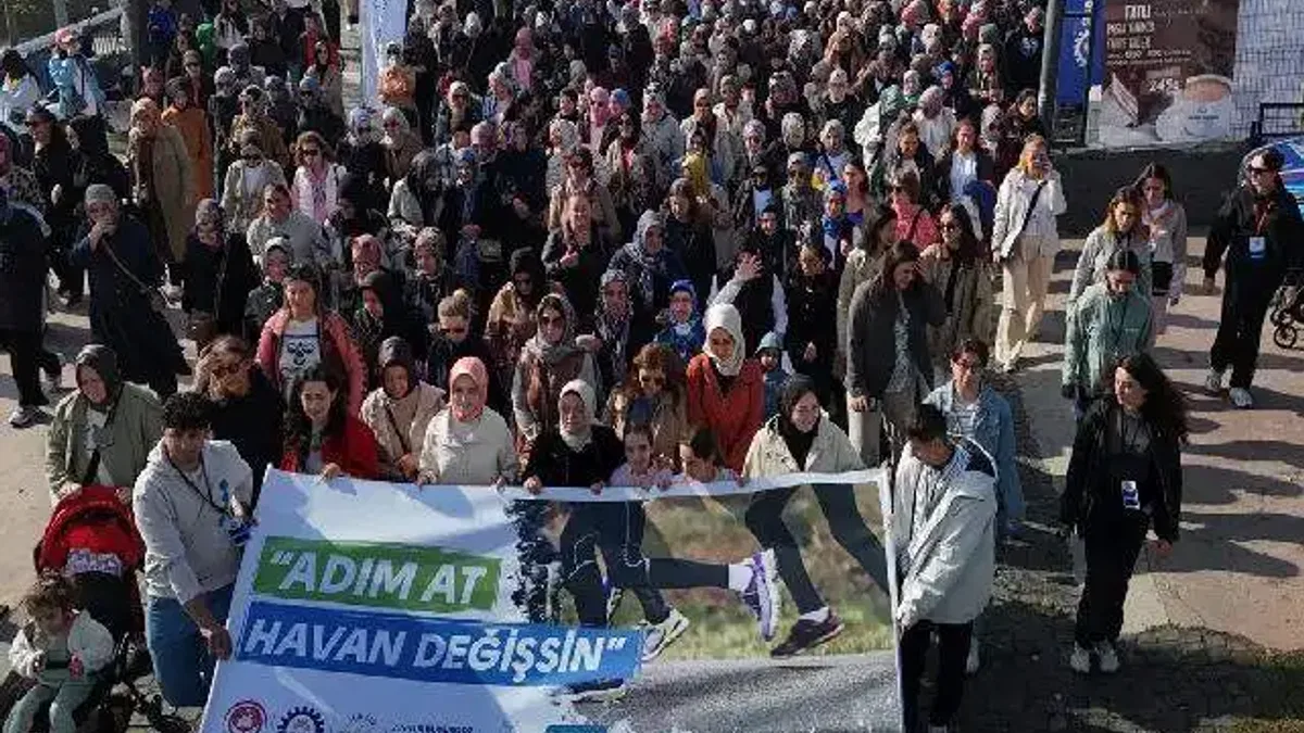 Kocaeli'de Gebzeli kadınlar “Adım At Havan Değişsin” etkinliğinde buluştu