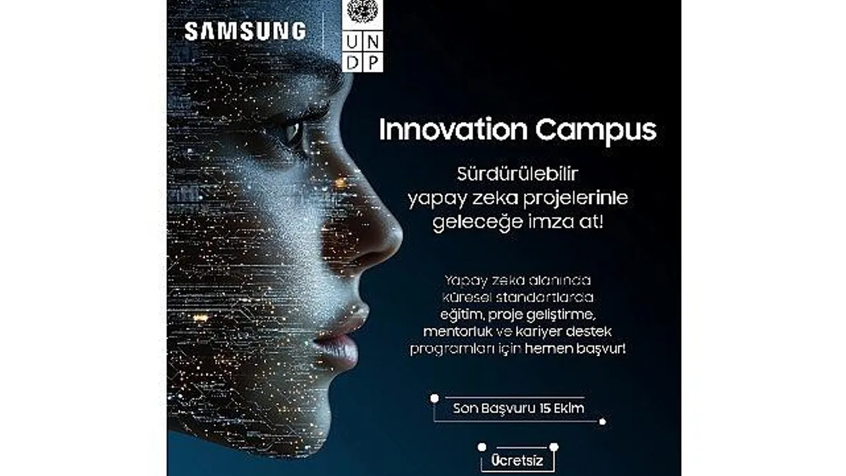 Samsung ve UNDP, Innovation Campus yapay zekâ eğitimi için gençlerin başvurularını bekliyor