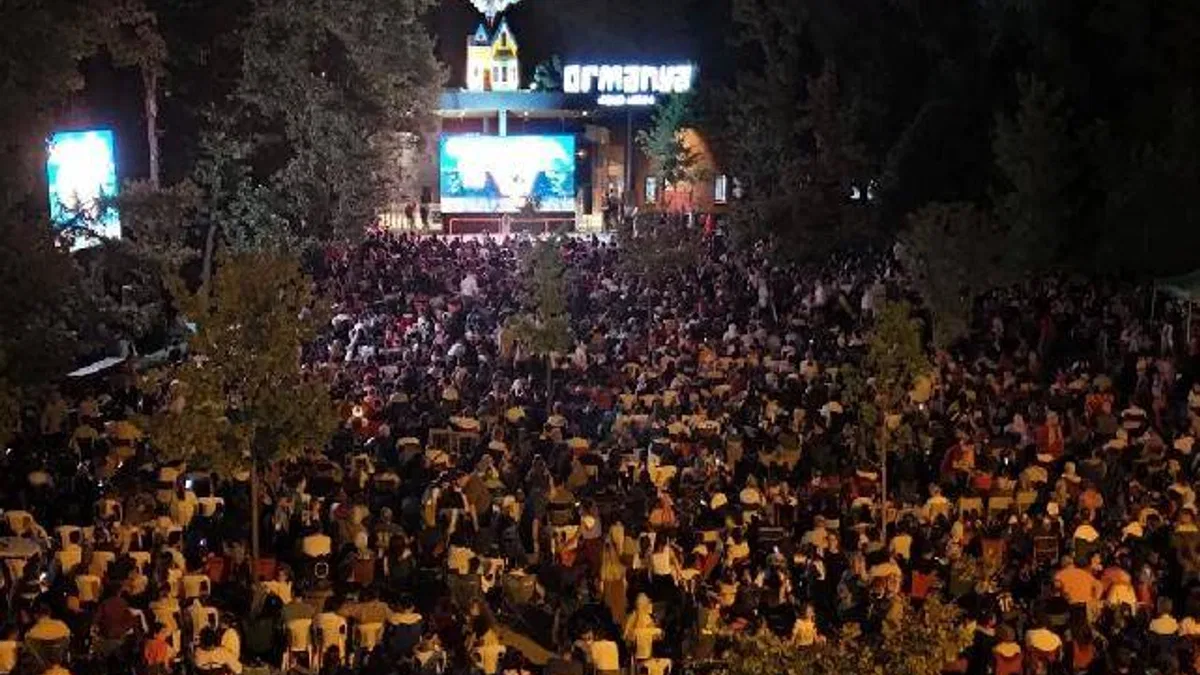Kocaeli'de Ormanya gece sinemasına rekor katılım