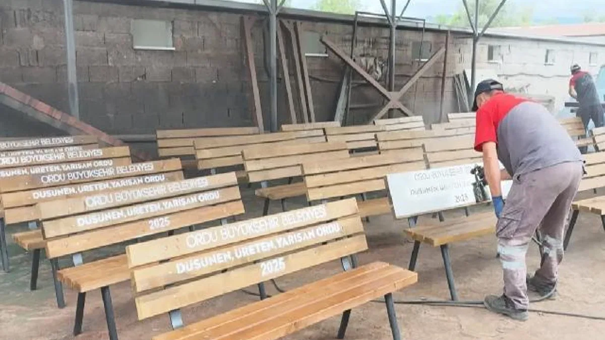 Ordu’nun parkları kendi atölyelerinde şekilleniyor