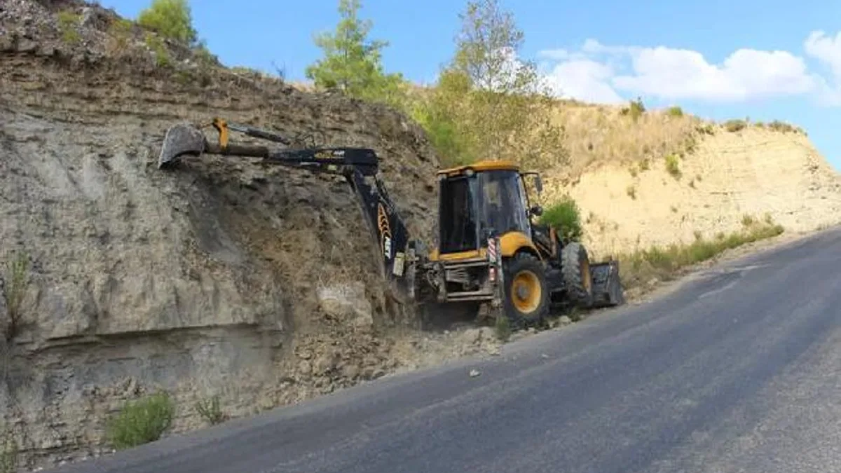 Antalya Manavgat yollarında kış mesaisi