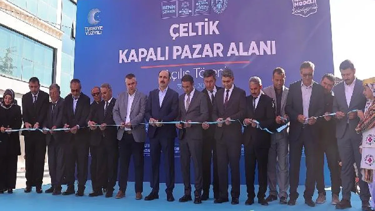 Konya'da Çeltik’e 102 milyon liralık Kapalı Pazar Yeri kazandırıldı