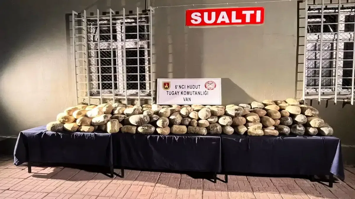 Van hudut hattında 412 kilogram uyuşturucu yakalandı
