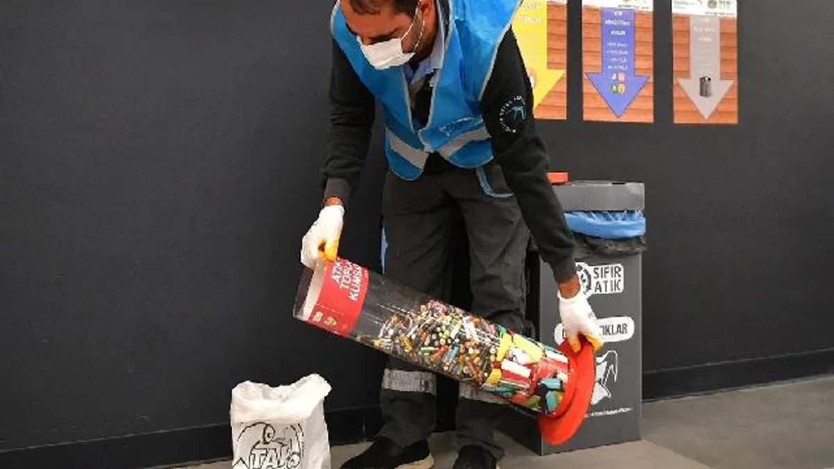 İstanbul'da piller doğaya karışmadan geri dönüşüme kazandırılıyor