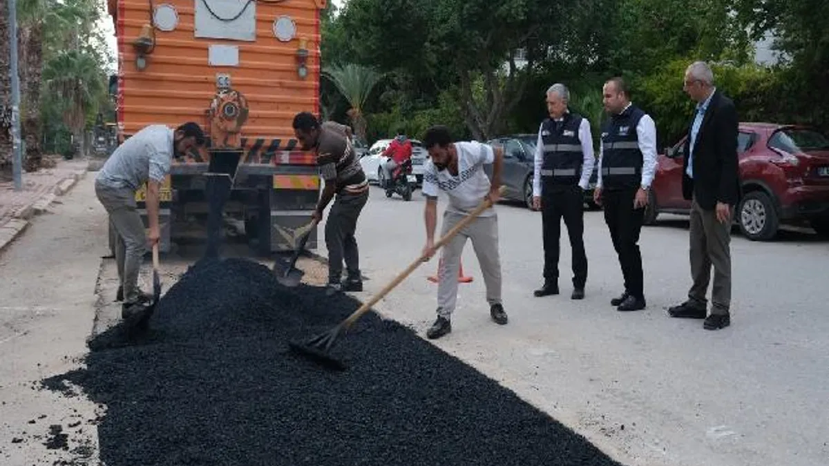 Antalya’da altyapı sonrası asfalt seferberliği