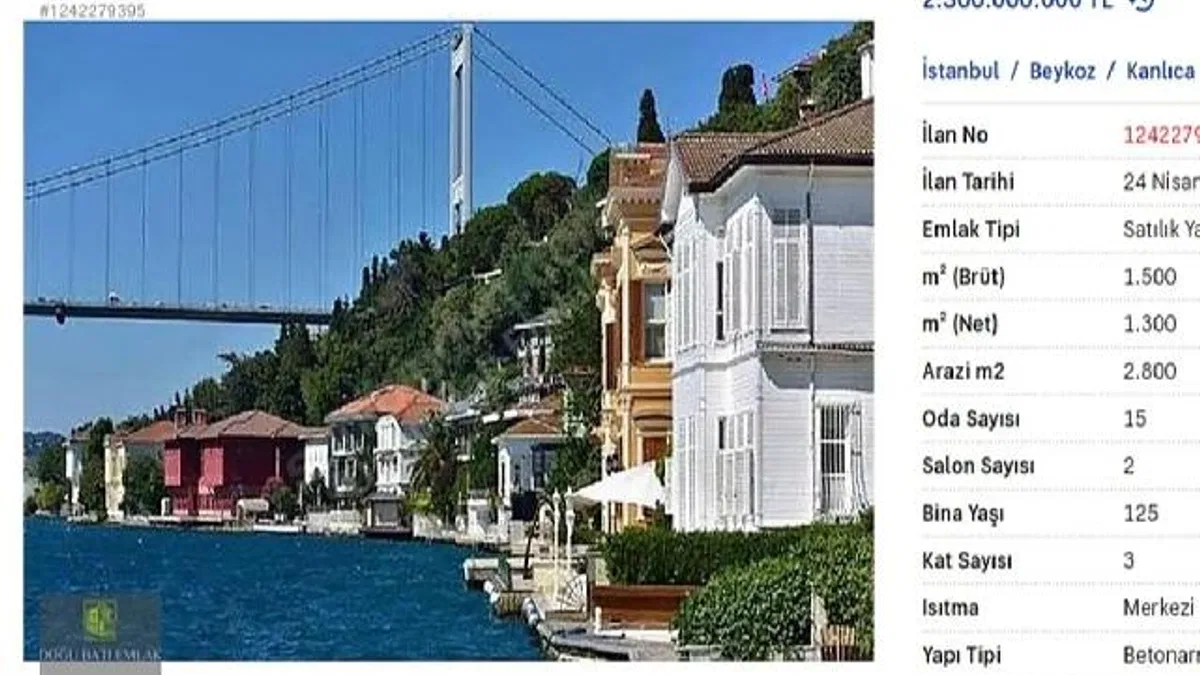 İstanbul Boğazı’ndaki yalılar deprem nedeniyle satılık!