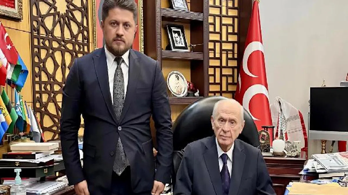 MHP lideri Devlet Bahçeli, Başkan Satıcı'yı kabul etti