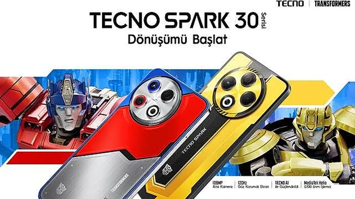 Beklenen TECNO Spark 30 Serisi Türkiye'de Satışta