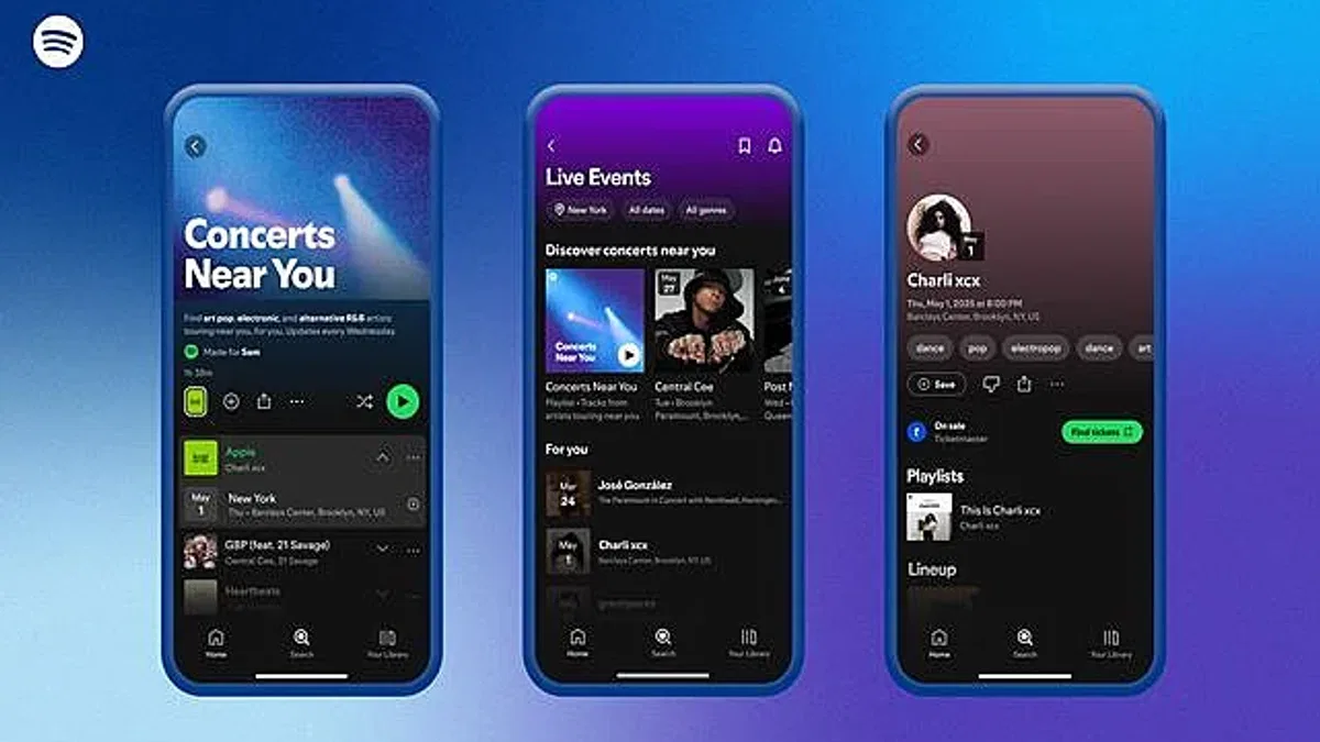 Spotify 'Yakınındaki Konserler' Çalma Listesini Kullanıma Sundu