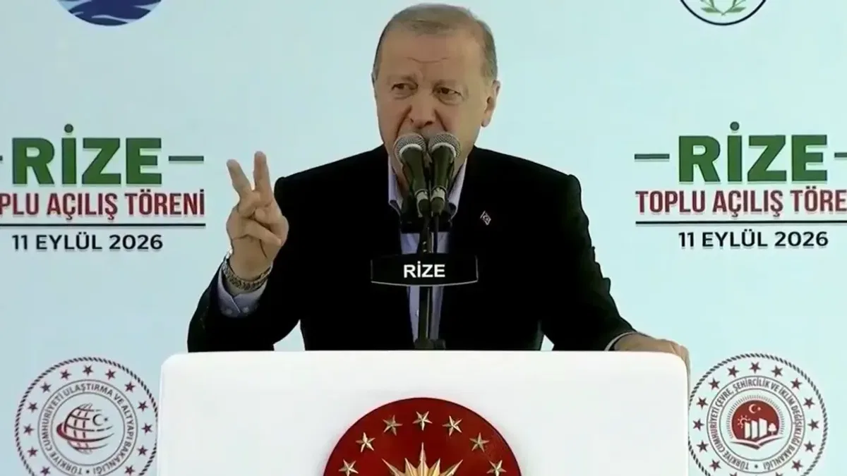 Rize’de 10 milyar liralık yatırıma Cumhurbaşkanı Erdoğan'dan toplu açılış