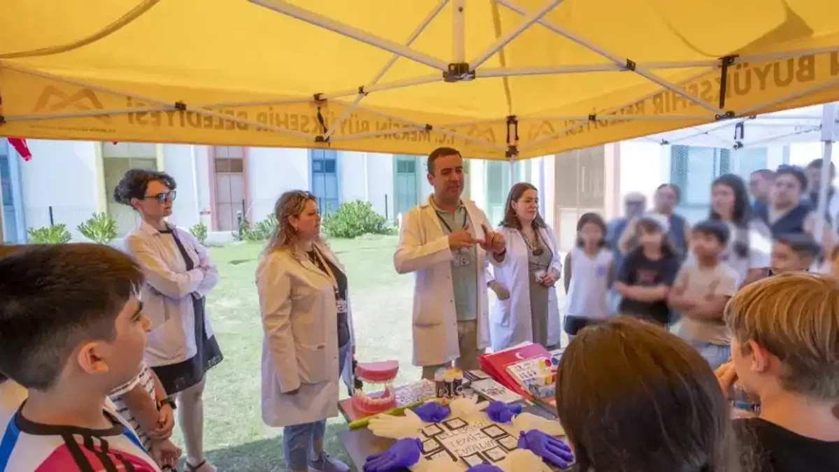Mersin’de çocuklara sağlık bilinci etkinliği