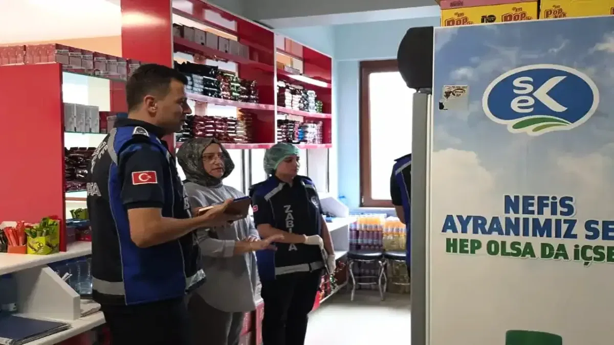 Gebze'de okul kantinlerine sağlıklı denetim yapıldı
