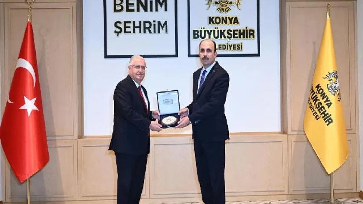 Konya'da Bakan Güler'den Başkan Altay'a ziyaret