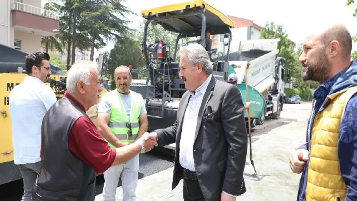 Kayseri Melikgazi asfalt sezonuna hızlı girdi